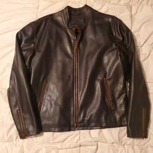 🔥Vintage Leather Biker Jacket🔥